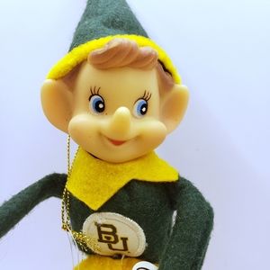 Baylor University Pixi fans christmas ornament has tags